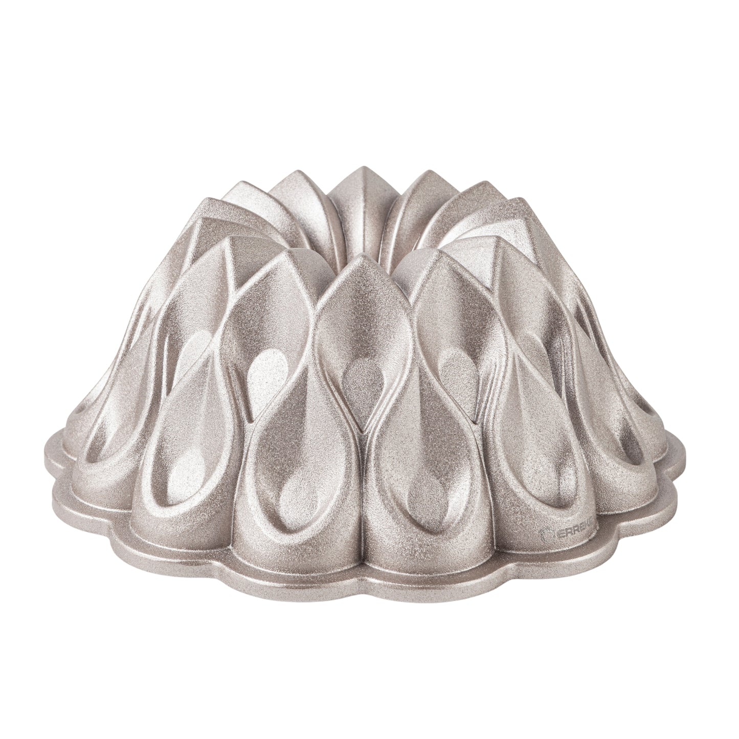 BLAZE mould, sponge cake and tart mould for oven, double non-stick layer, long-lasting cast aluminium, uniform cooking, Rose Gold colour, diameter 25cm, height 11cm, 2.5 litres.