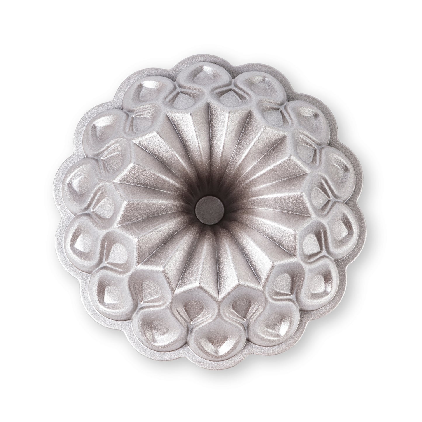 BLAZE mould, sponge cake and tart mould for oven, double non-stick layer, long-lasting cast aluminium, uniform cooking, Rose Gold colour, diameter 25cm, height 11cm, 2.5 litres.