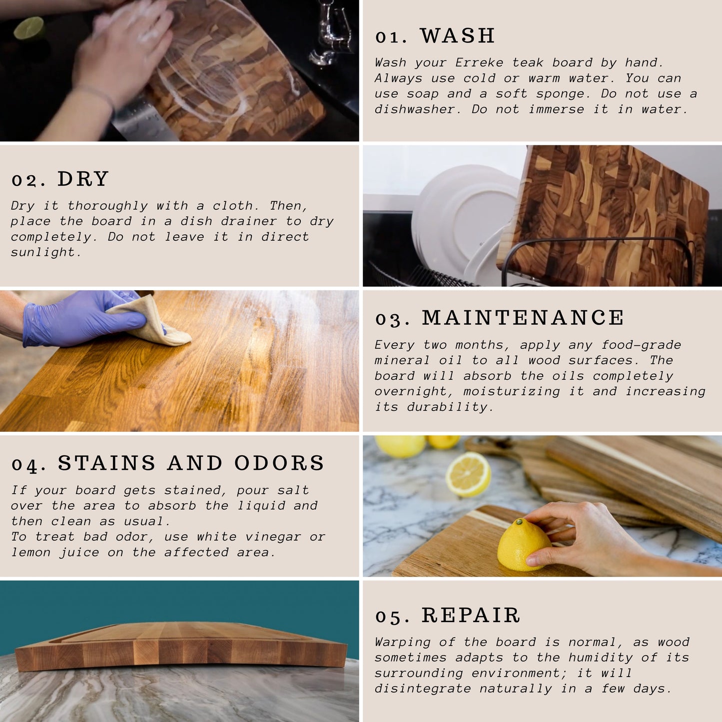 NEW ARRIVAL Tabla de Cortar en Madera de Teca Natural MIAMI, reversible, grande y resistente, ideal para servir embutidos, carne, barbacoa, queso y pan, con ranura (40×28×2.4 cm)