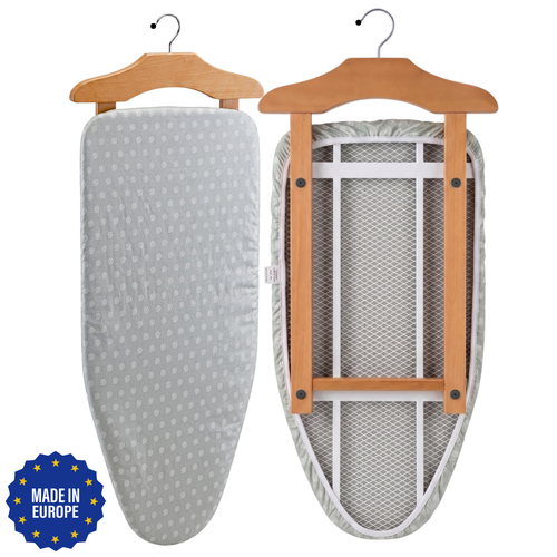 NEW ARRIVAL Vertical or Horizontal Ironing Board 2-in-1 in Beech Wood