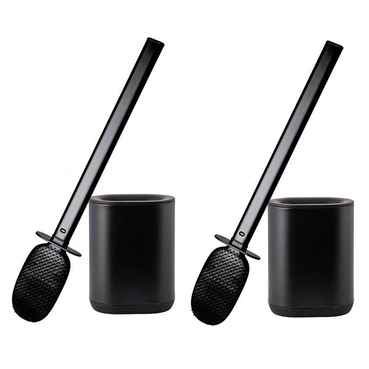 Set van 2 toiletborstels (Onyx Black)