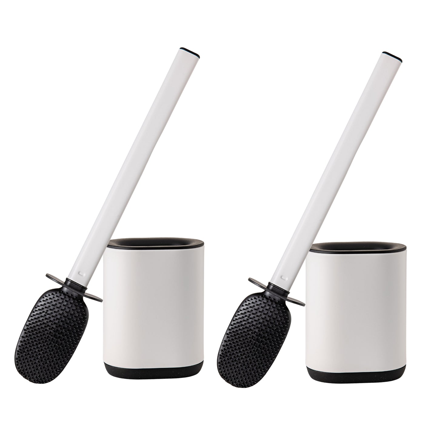 Set of 2 Toilet Brushes (Cloud White)