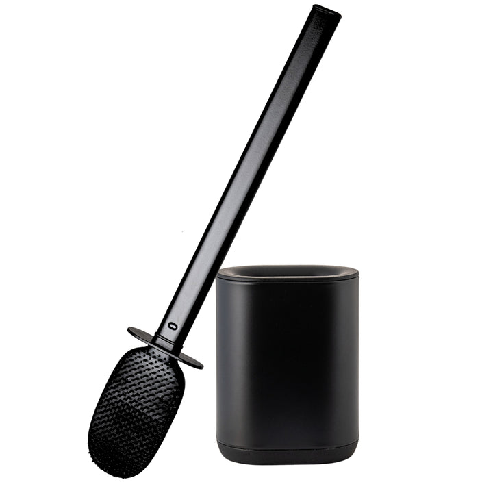 Escobilla de Baño en Acero Inoxidable, Color Onyx Black