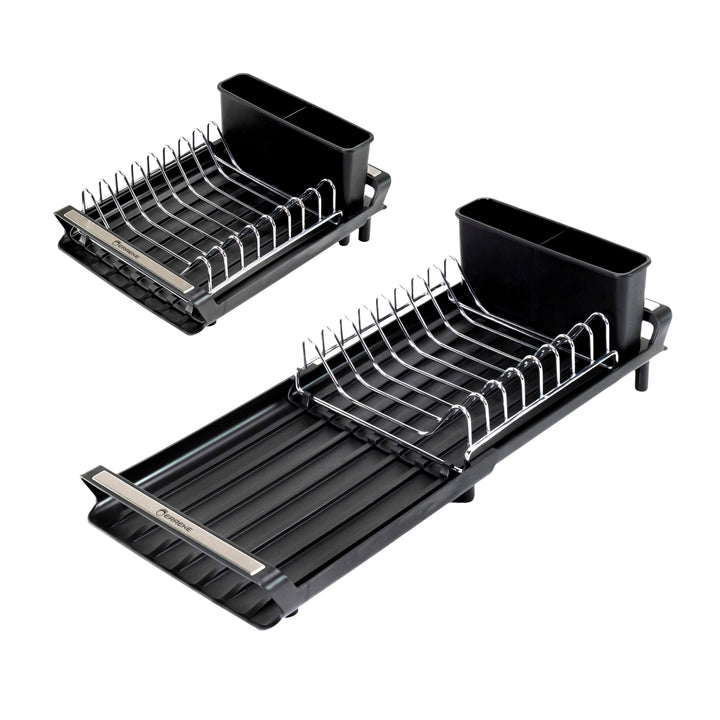 Escurridor de Platos Extensible Pequeño Color Negro