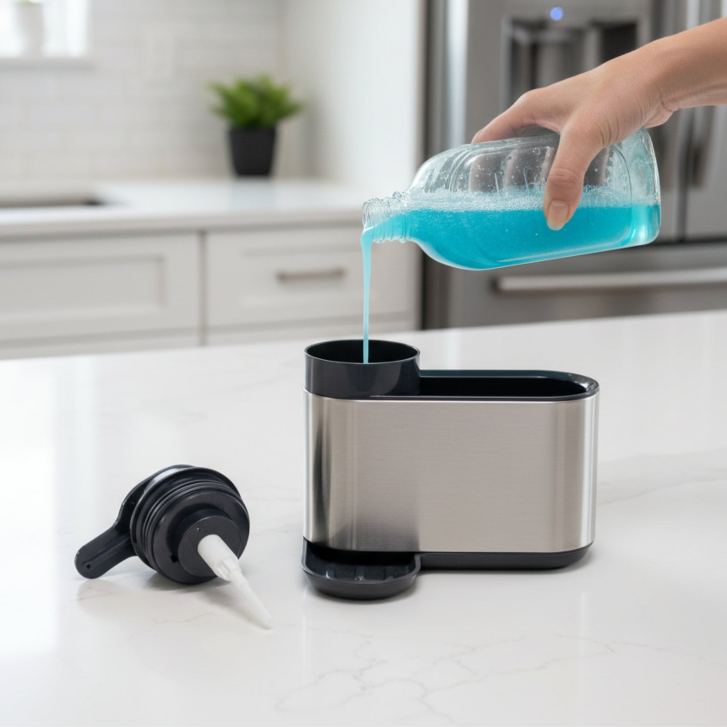 Dishwashing Soap Dispenser for the Kitchen
