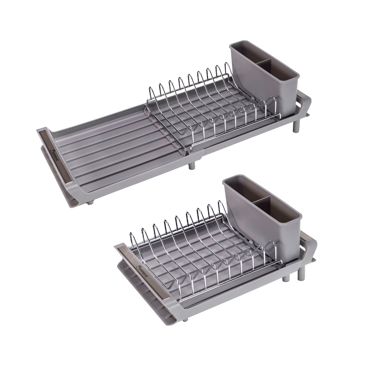 Escurridor de Platos Extensible Pequeño Color Gris