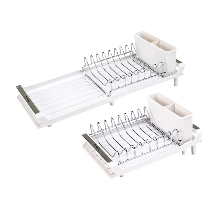 Escurridor de Platos Extensible Pequeño Color Blanco