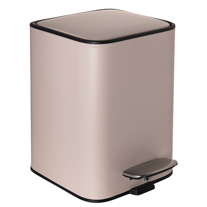 Papelera de Baño de 3L con Pedal, Color Sandstone Beige