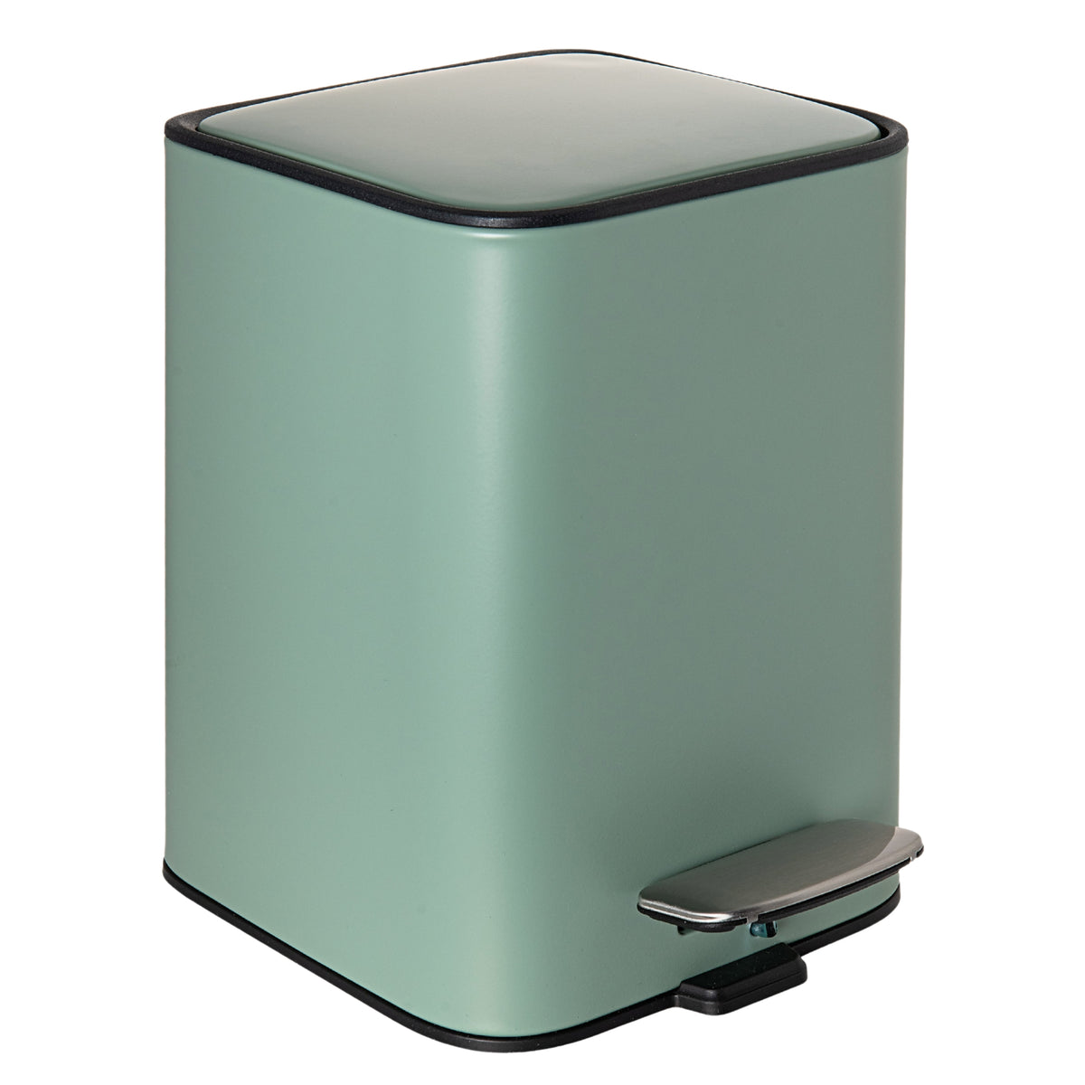 3 L Bathroom Pedal Bin, Colour Sage Green