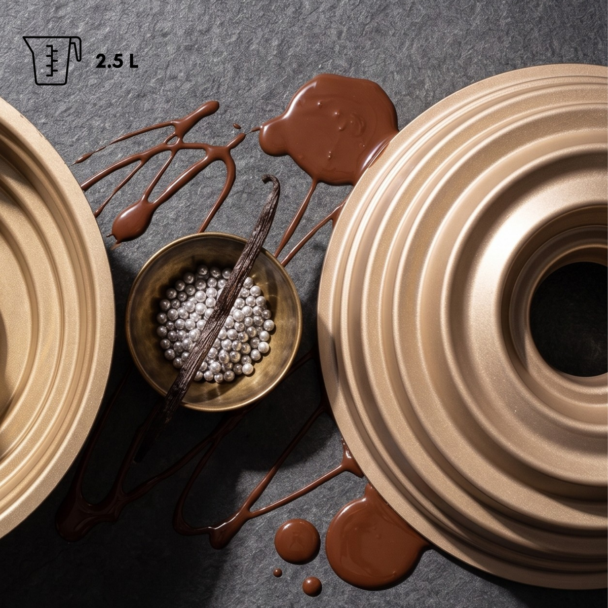 Vortex · Moule à gâteau avec double revêtement antiadhésif