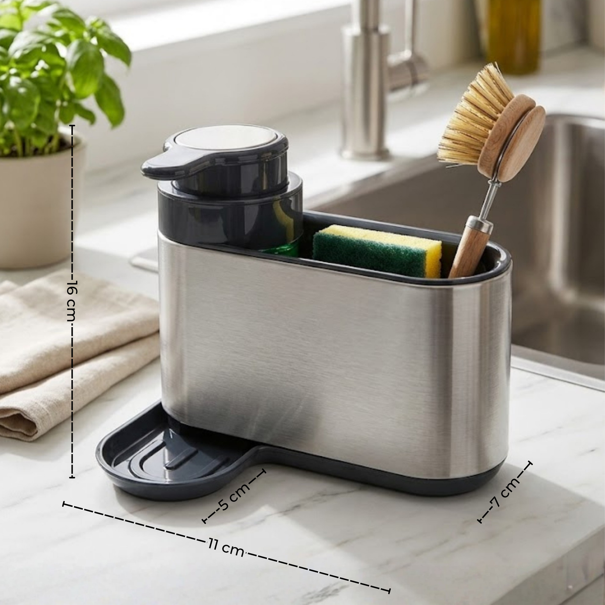 Dispensador Jabon Lavavajillas para la Cocina