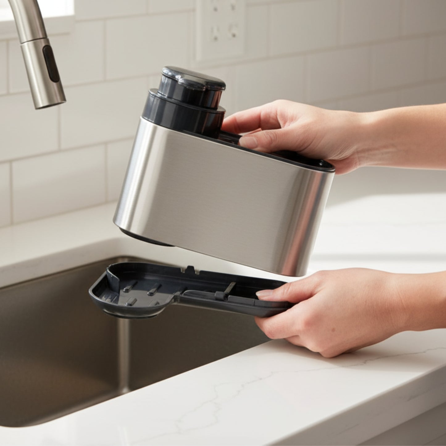 Dishwashing Soap Dispenser for the Kitchen
