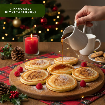 Beige Christmas Design Pancake Pan