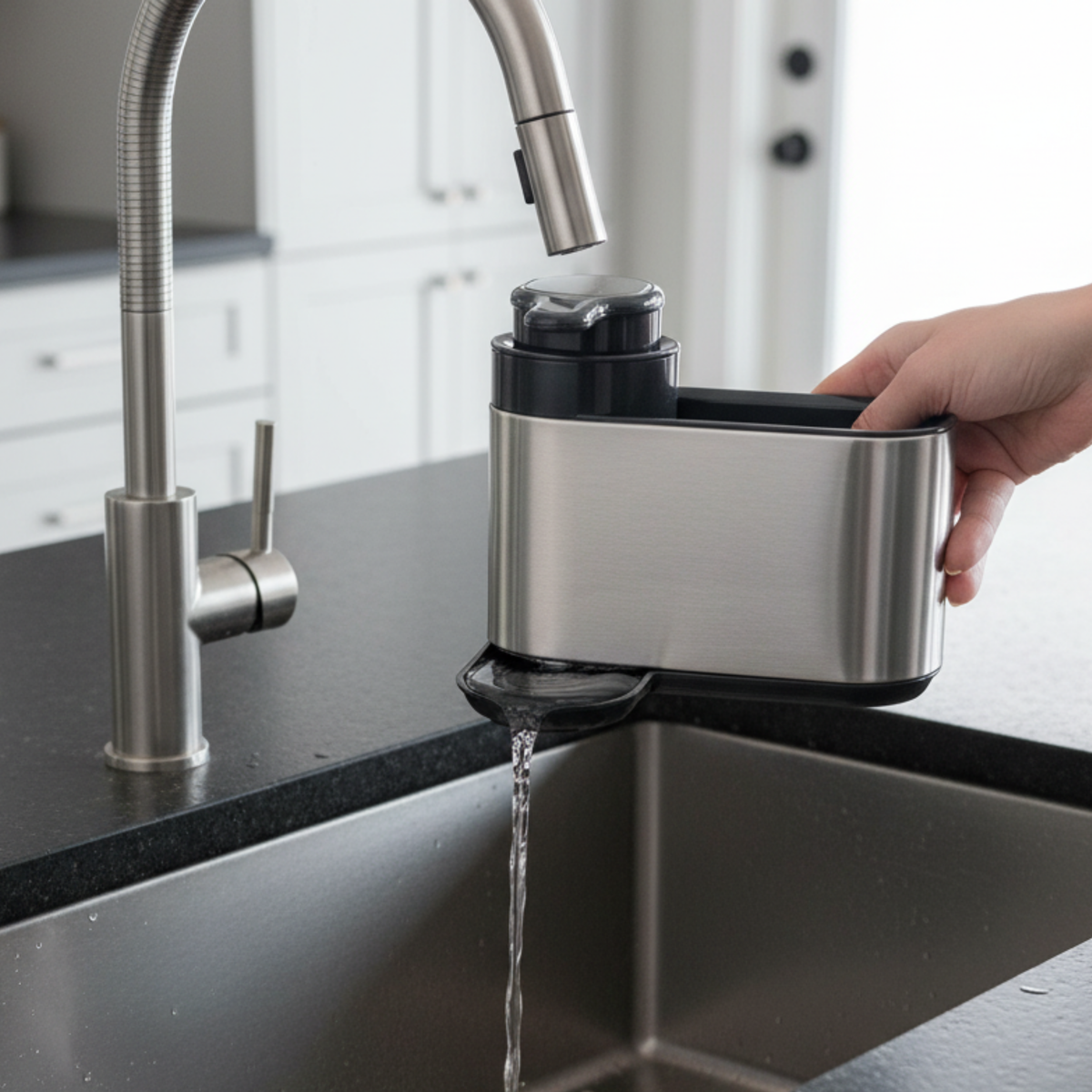 Dispensador Jabon Lavavajillas para la Cocina