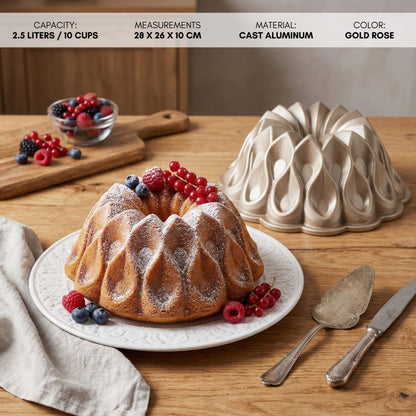 Molde para Bizcochos BLAZE con Doble Capa Antiadherente Ø25cm, 2.5 L