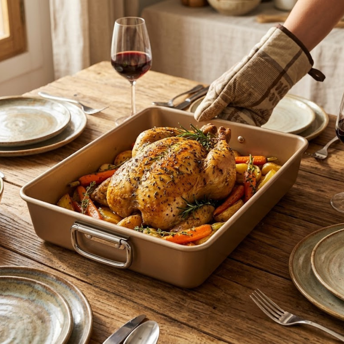 Bandeja de Horno con Lámina Perforada · Set de 2 Piezas