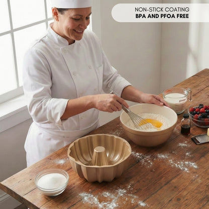 Molde para Bizcochos FLOW con Doble Capa Antiadherente Ø24 cm, 2.5 L