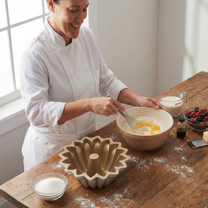 NEW ARRIVAL Molde FLARE, bizcocho y tarta para horno, doble capa antiadherente, aluminio fundido de larga vida, cocción uniforme, Ø24 cm, 2.5 L