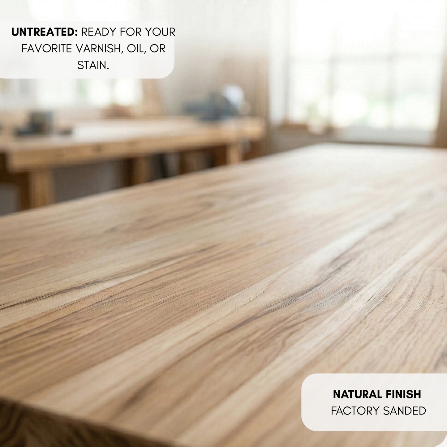 Pannello Rettangolare in Legno Naturale di Teak 90x40x2,5 cm