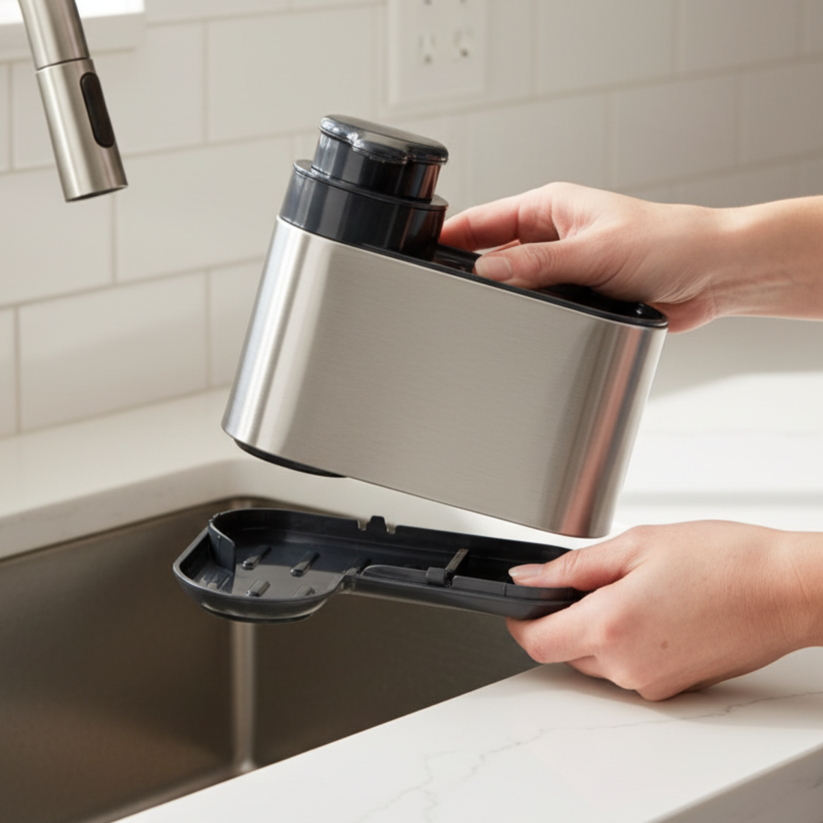 Dispensador Jabon Lavavajillas para la Cocina