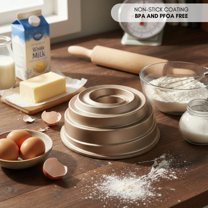 VORTEX Cake Pan with Double-Layer Non-Stick Coating, Ø24 cm, 2.5 L