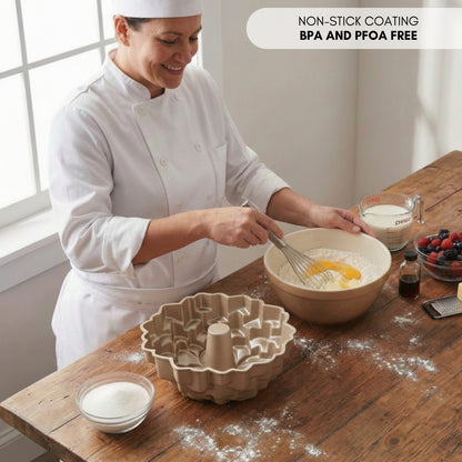 Molde para Bizcochos BLOOM con Doble Capa Antiadherente Ø24 cm, 2.5 L