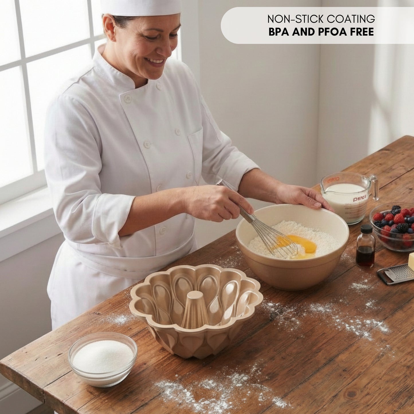 Molde para Bizcochos BLAZE con Doble Capa Antiadherente Ø25cm, 2.5 L