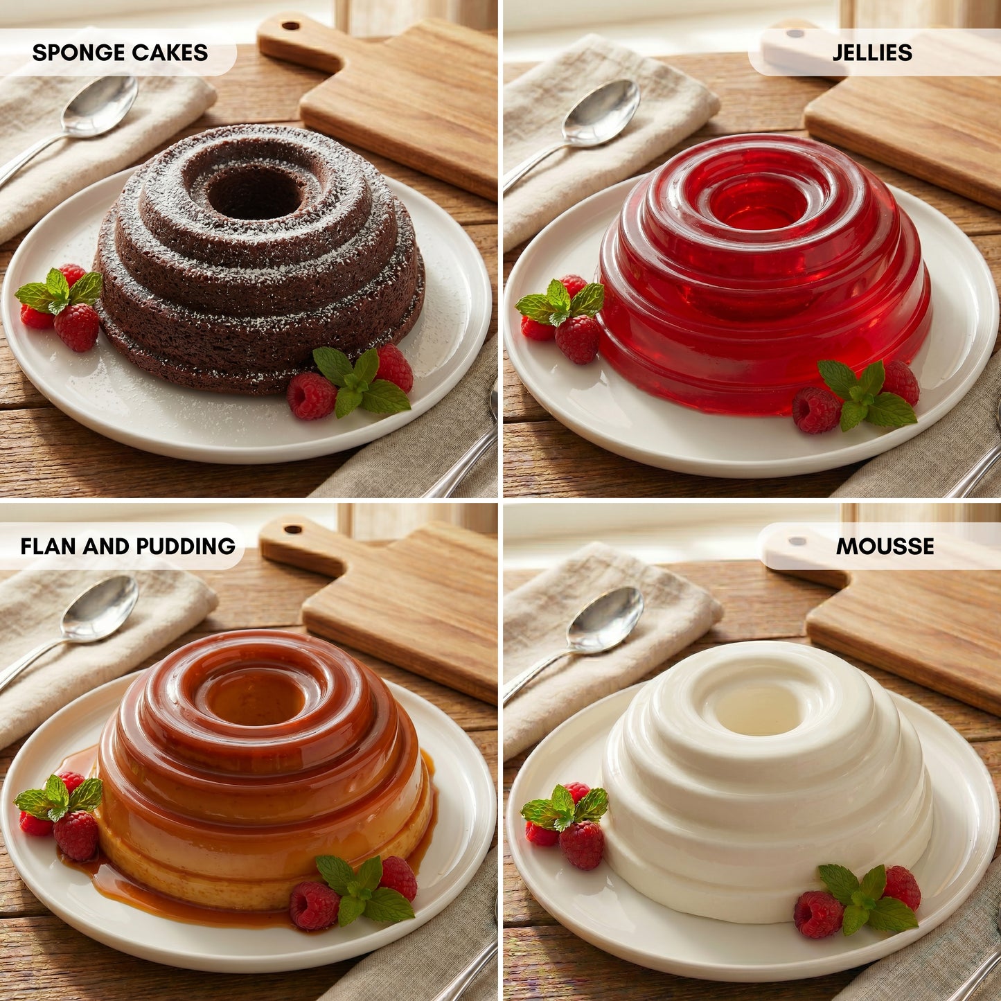 VORTEX Cake Pan with Double-Layer Non-Stick Coating, Ø24 cm, 2.5 L