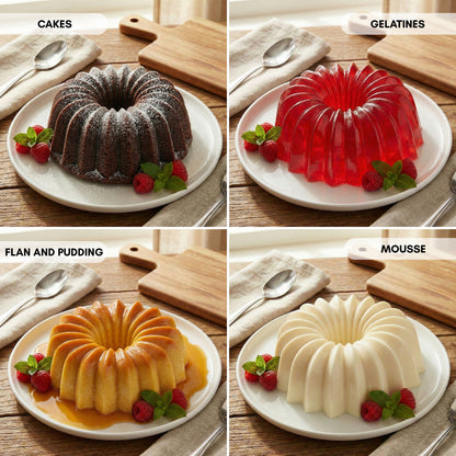 NEW ARRIVAL GLEAM Cake & Tart Mold, cast aluminum with double non-stick coating, long-lasting, even baking, Ø24 cm, 2.5 L