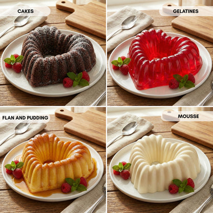 Molde para Bizcochos AMOUR con Doble Capa Antiadherente 28×26×10 cm, 2 L