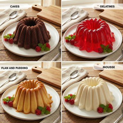 NEW ARRIVAL FLARE Cake & Tart Mold, cast aluminum with double non-stick coating, long-lasting, even baking, Ø24 cm, 2.5 L