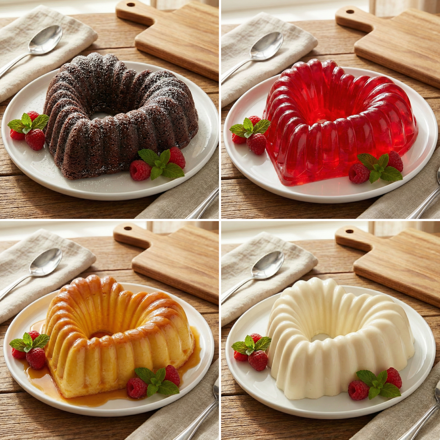 NEW ARRIVAL Molde AMOUR, bizcocho y tarta para horno, doble capa antiadherente, aluminio fundido de larga vida, cocción uniforme, 28×26×10 cm, 2 L