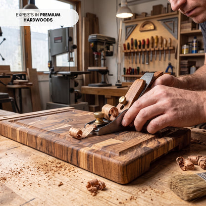 NUOVO ARRIVO Tagliere da cucina RIO, legno di teak a grana fine, spessore 3,2 cm, resistente, per servire salumi, formaggi e pane, 30x20,5x3,2 cm 