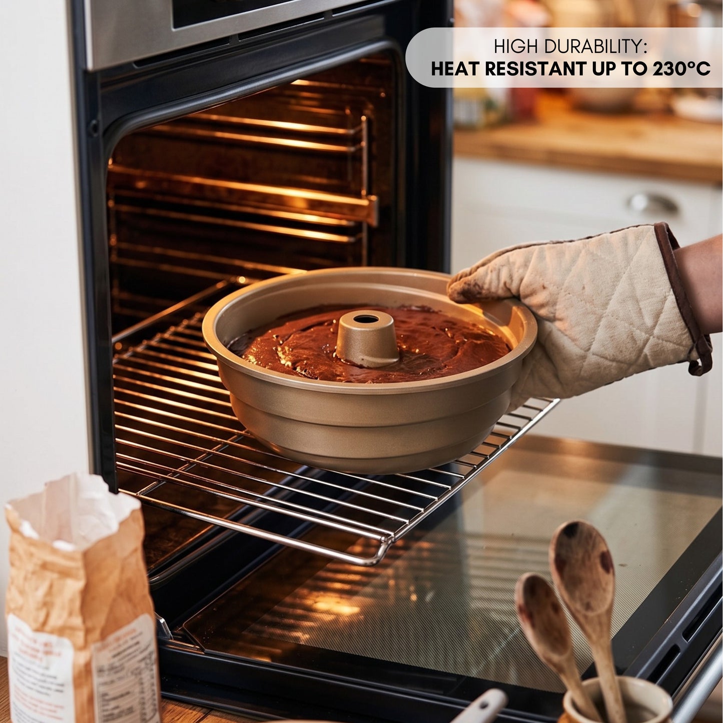 VORTEX Cake Pan with Double-Layer Non-Stick Coating, Ø24 cm, 2.5 L