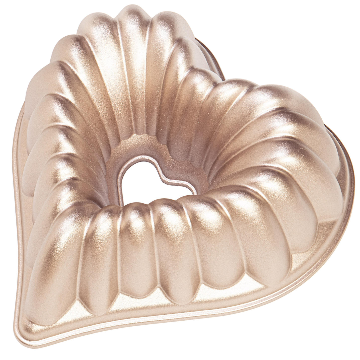 NEW ARRIVAL Molde AMOUR, bizcocho y tarta para horno, doble capa antiadherente, aluminio fundido de larga vida, cocción uniforme, 28×26×10 cm, 2 L