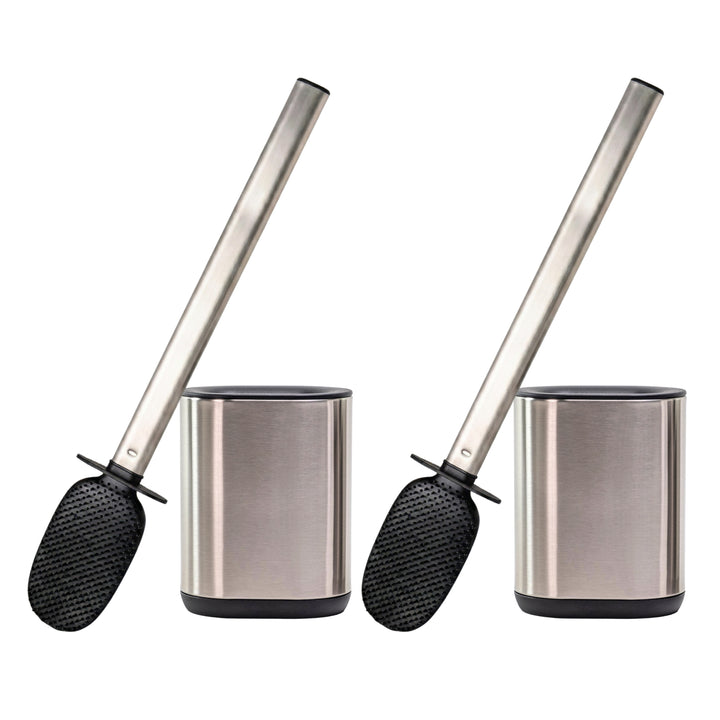 Set van 2 toiletborstels (RVS)