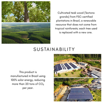 Tabla de Cortar en Madera de Teca Natural, diseño Herringbone, ideal para cortar y servir carne, pan y embutidos, 40.5×30.5×2 cm, con ranura para jugos