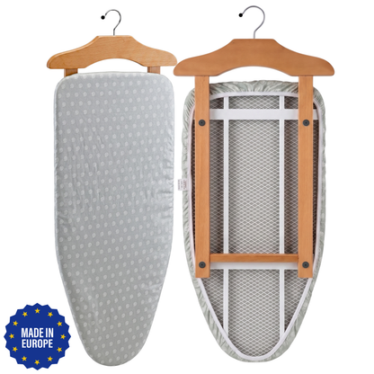 NEW ARRIVAL Vertical or Horizontal Ironing Board 2-in-1 in Beech Wood