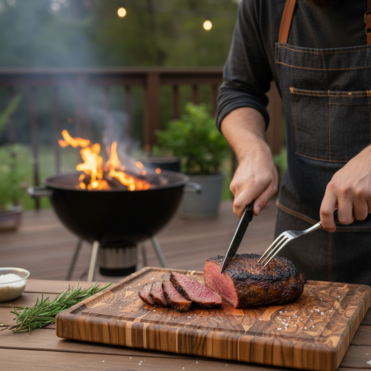 Van de keuken naar de barbecue